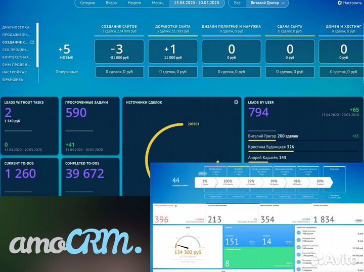 CRM Битрикс24 Amocrm Настройка и Внедрение