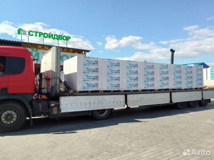 Газобетон Бонолит с Доставкой GZB-1020