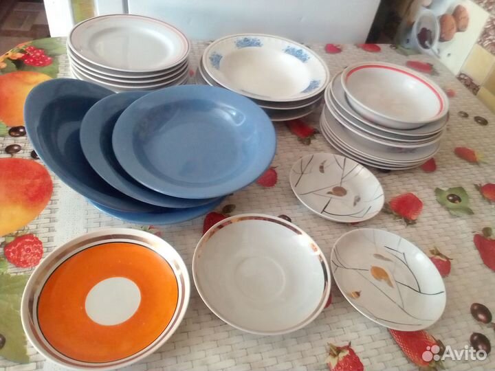 Блюдца, пиалы СССР Дулево, Вербилки СССР