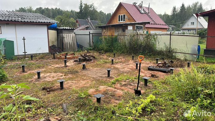 Винтовые сваи всех диаметров с монтажом