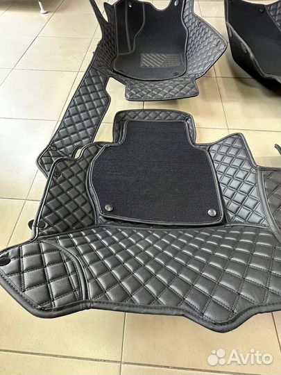 Коврики 5D кожанные на Ford Focus 3