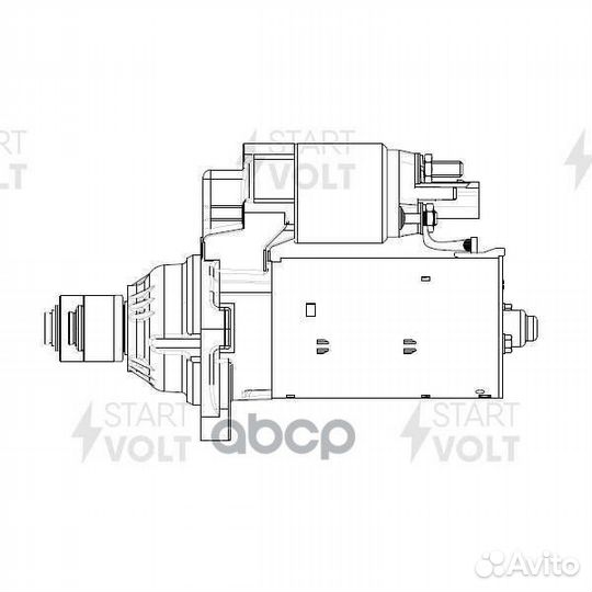 Стартер для а/м VAG Tiguan (07) 2.0tfsi/2.0TDI