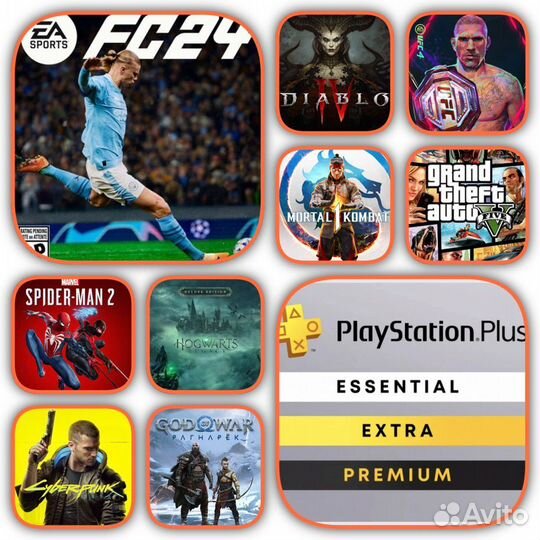 Игры PS4/PS5 PS +, EA Play