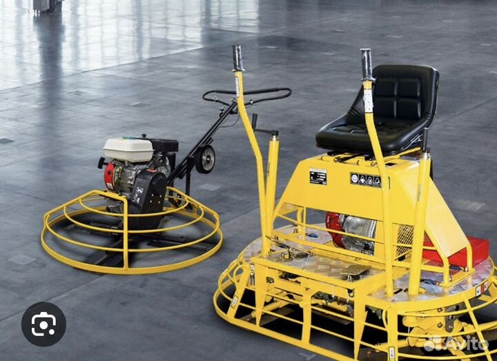 Аренда затирочных машин для бетона (вертолет)