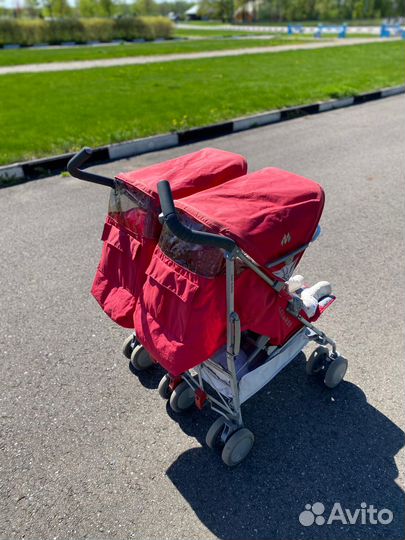 Прогулочная коляска трость maclaren для двойни