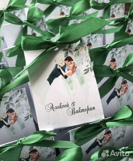 Бонбоньерки с шоколадом