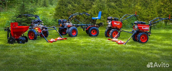 Мотоблок угра с вом.полноприводный адаптер 4x4