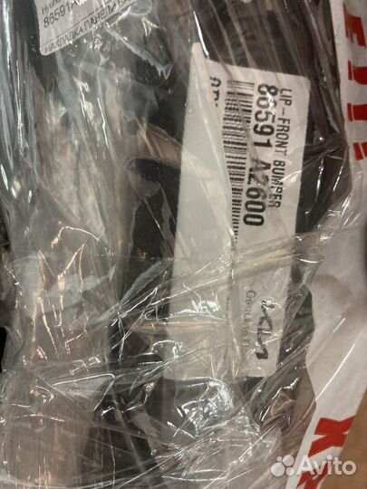 Губа на бампер kia ceed 2 рест 2015-2018 г