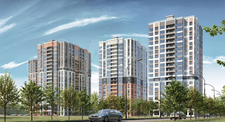 Квартира-студия, 21,7 м², 19/19 эт.