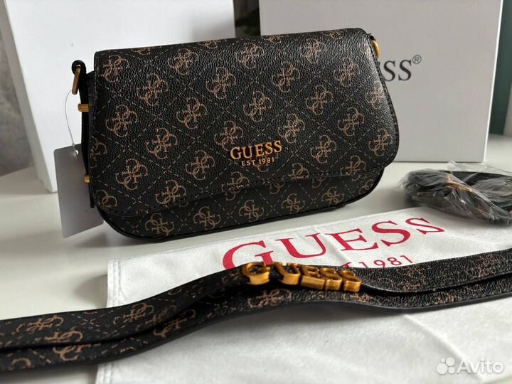 Сумка guess кросс боди 4 цвета