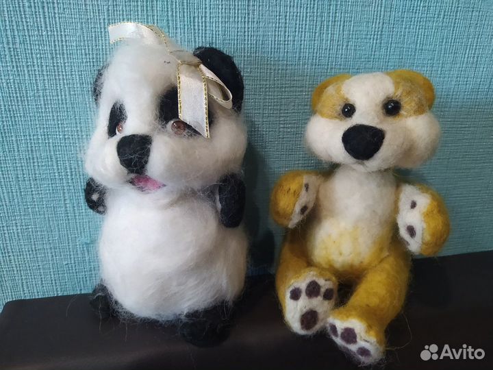 Игрушки из шерсти ручная работа