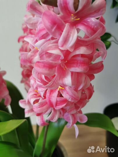 Искусственная зелень, цветы. Гиацинт искуственный