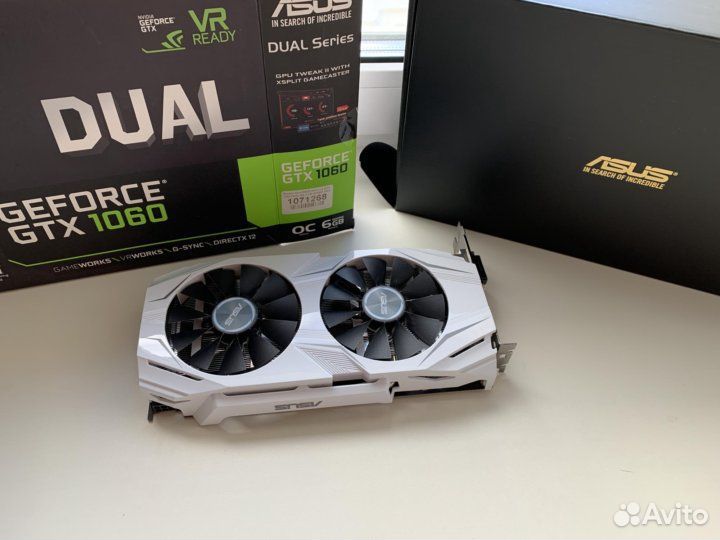 Видеокарта nVidia GeForce GTX 1060 6Gb asus dual