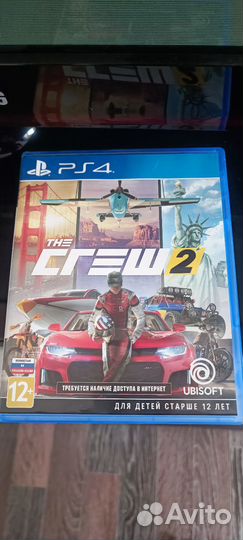 THE crew 2 игра на диске для ps4