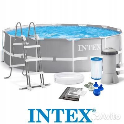 26716 Intex Каркасный бассейн 366х99. 8592л