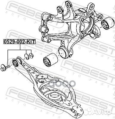 Болт С эксцентриком ремкомплект mazda axela sedan