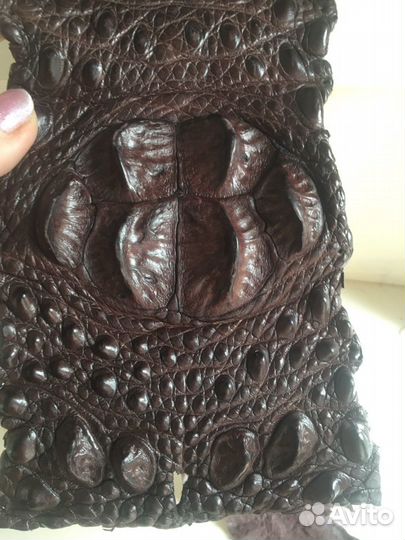 Пояс,ремень из кожи крокодила