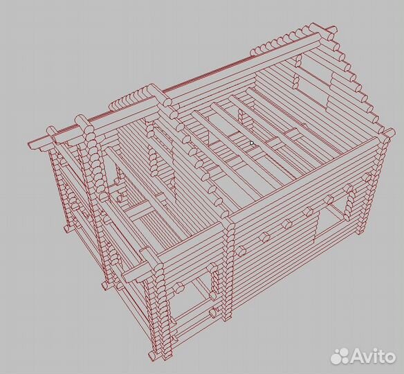 Сруб Дома из бревна