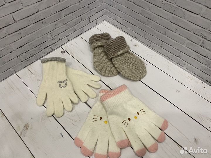 Перчатки, варежки детские