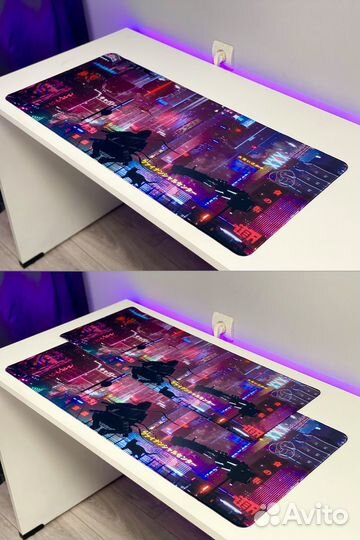 Коврики для мыши с принтом Cyberpunk, Ghost Runner