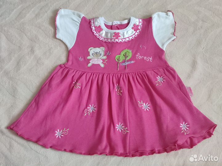 Вещи пакетом на девочку 68-74-80 до года