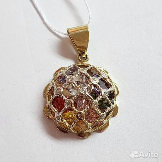 Комплект золотой с фианитами