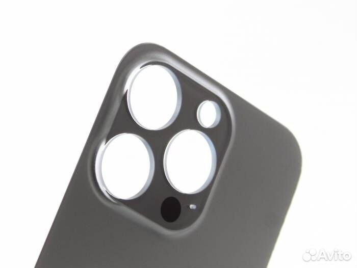 Задняя крышка для iPhone 14 Pro Черная (Стеклянная