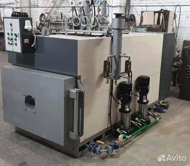 Паровой котел ср.давления 1600 кг/пара газ/диз