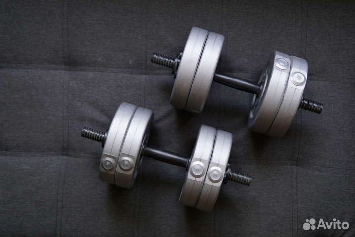 Гантели по 8 кг 2 шт за обе