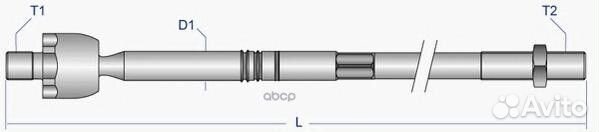 Тяга рулевая перед прав/лев meax6343 Moog