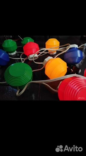 Гирлянда елочная, ретро, СССР