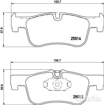 Передние тормозные колодки