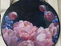 Картина маслом на холсте "Цветы"
