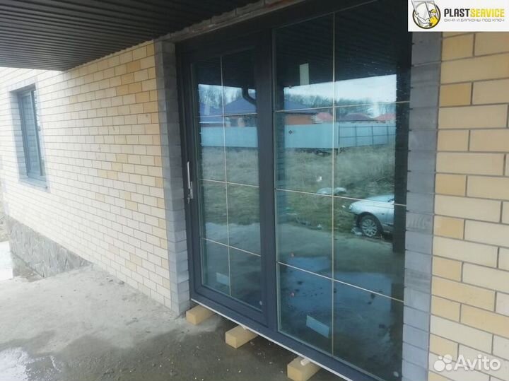 Алюминиевые окна Alutech W62