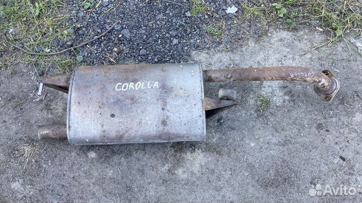 Глушитель выхлопная труба банка Toyota Corolla E12