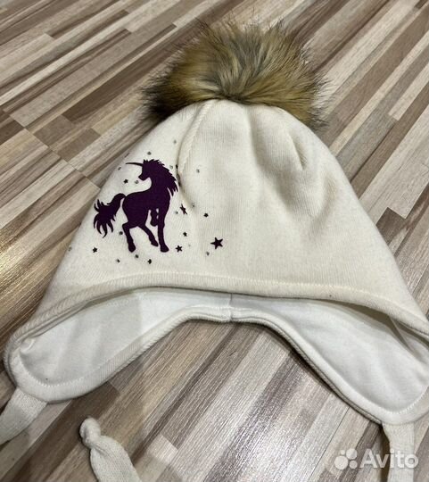 Зимняя шапка на девочку