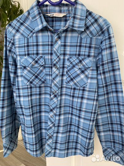 Рубашка H&M р 128-134