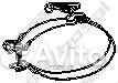 Хомут крепления глушителя (большой) opel Kadett