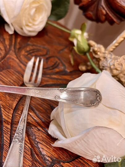 Серебряные десертные вилки Италия