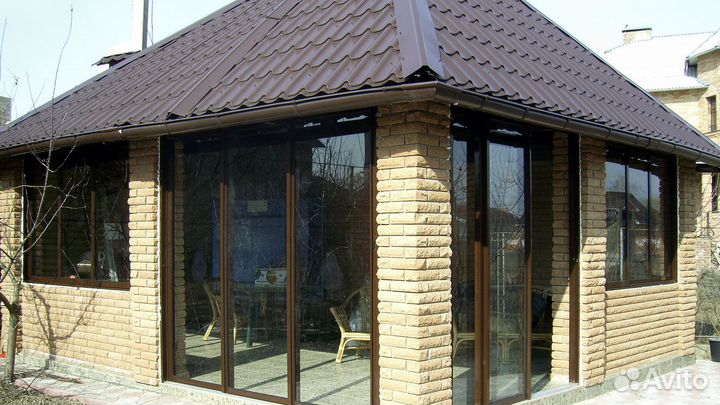 Раздвижные окна для террас, веранд, беседок