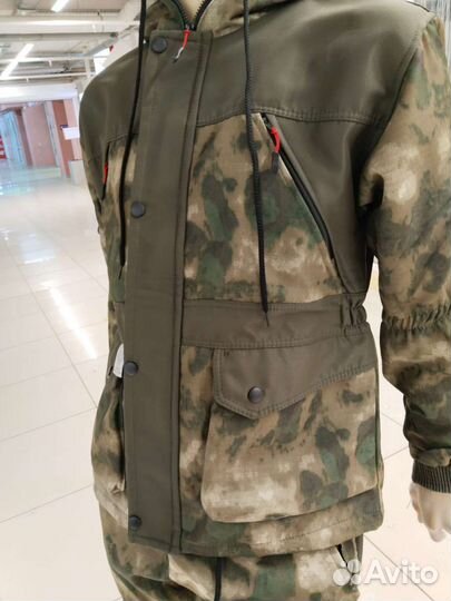 Тактический демисезонный костюм Серый Мох 46-60р
