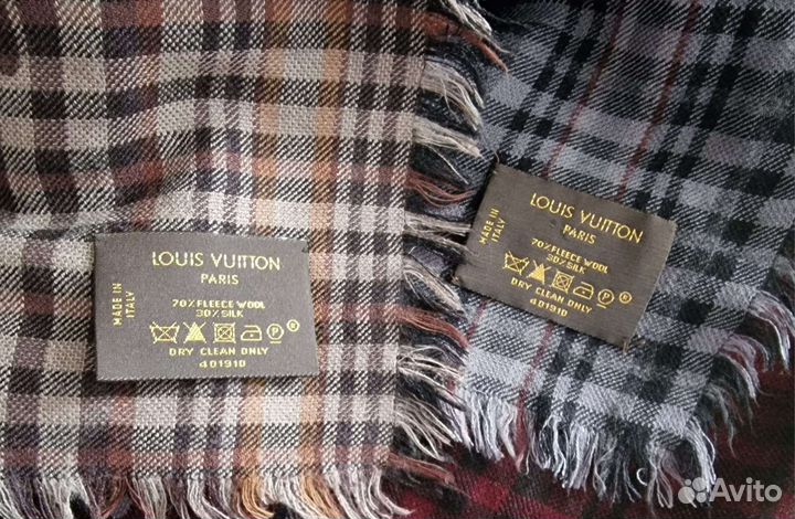 Шаль louis vuitton из мужской коллекции