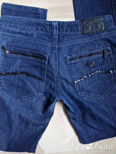 Джинсы armani jeans 27 р скинни