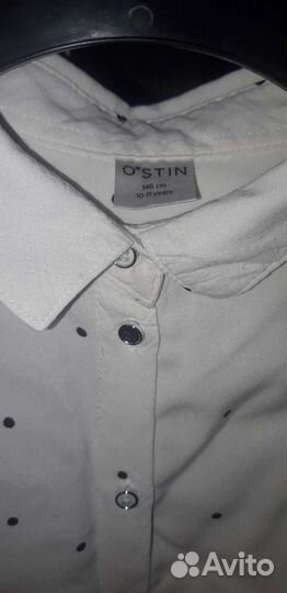 Блузка-рубашка для девочки O'stin, 146