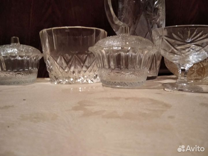 Хрустальная посуда набор