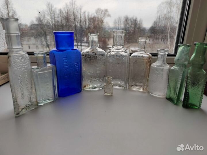 Старинные бутылки