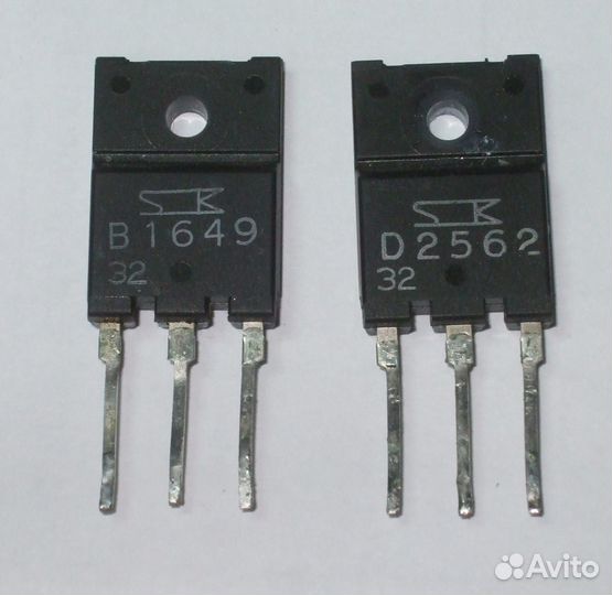 Транзисторы (пара) 2SB1649 и 2SD2562