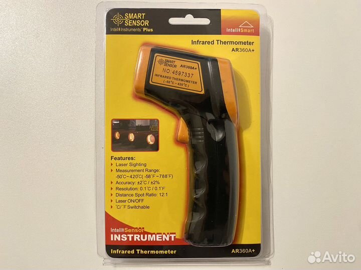 Бесконтактный инфракрасный термометр (пирометр)