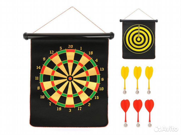 Дартс магнитный двусторонний 17 дюймов