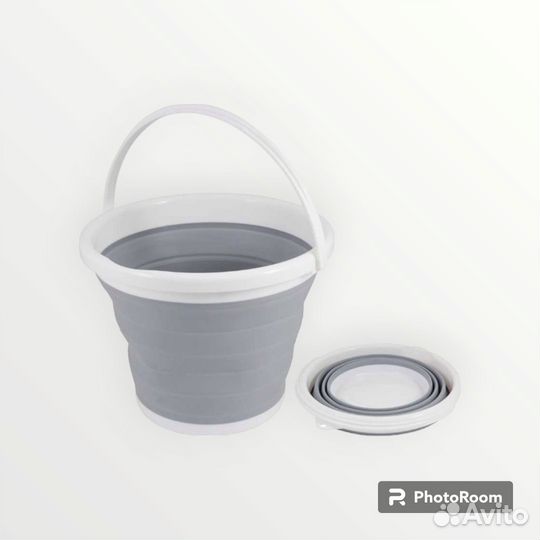 Ведро силиконовое складное 5/10 литров